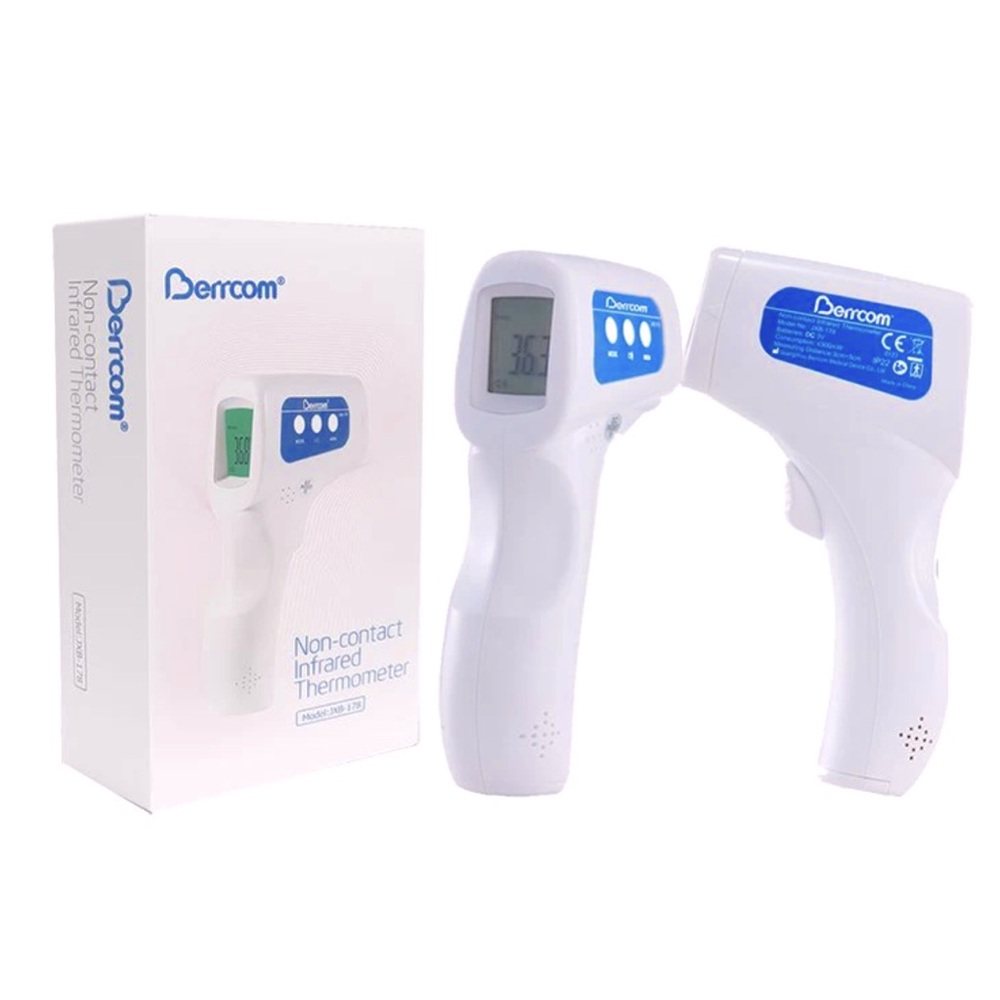 BNIB BERRCOM NON-CONTACT INFRARED THERMOMETER WITH 3 WAY READING FOR ALL…